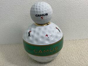 未開栓 CAMUS カミュ ナポレオン トロフィ ゴルフボール 陶器ボトル ブランデー 700ml 40％