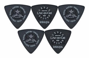 ★STELLA GEAR SG-P-UNDERGROUND-2024 Black/5枚セット L’Arc-en-Ciel tetsuya ピック ラルクアンシエル★新品送料込/メール便