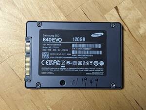 　SAMSUNG 内蔵ハードディスクSSD120GB【動作確認済み】011949　