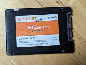 SUNEAST 内蔵ハードディスクSSD 512GB【動作確認済み】051641　