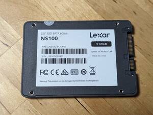 Lexar内蔵ハードディスクSSD 512GB【動作確認済み】003301