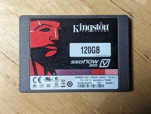 KINGSTON内蔵ハードディスクSSD120GB【動作確認済み】5ABBF1