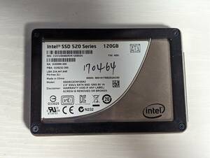 INTEL内蔵ハードディスクSSD 120GB【動作確認済み】170464