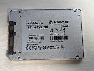 　Transcend 内蔵ハードディスクSSD 120GB【動作確認済み】221549　