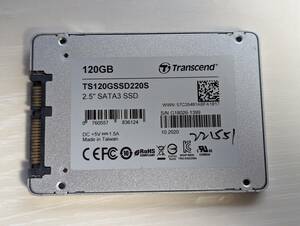 Transcend 内蔵ハードディスクSSD 120GB【動作確認済み】　221551