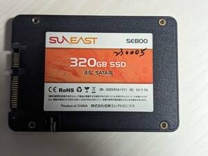 SUNEAST 内蔵ハードディスクSSD 320GB【動作確認済み】230006　 