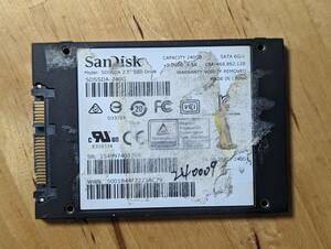 　SanDisk内蔵ハードディスクSSD 240GB【動作確認済み】240009　