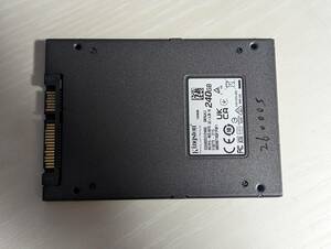 KINGSTON 内蔵ハードディスクSSD 240GB【動作確認済み】260005