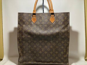 【8n0124005】LOUIS VUITTON ルイヴィトン モノグラム サックプラ M51140 ハンドバッグ ブラウン 手提げ 劣化なし ベタなし 書類鞄