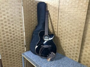 TYE95780相 LAG GUITARS ラグギターズ アコースティックギターT118ASCE-BLK ジャンク 直接お渡し歓迎