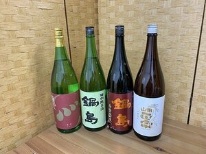 MPG15799相 日本酒4点まとめ 富久千代酒造 鍋島 純米吟醸 1800ｍL・無手無冠 鬼辛 1800ｍL など 発送のみ