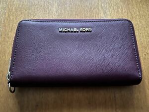 MICHAEL KORS マイケルコース 長財布 財布 ファスナー財布(中古美品)