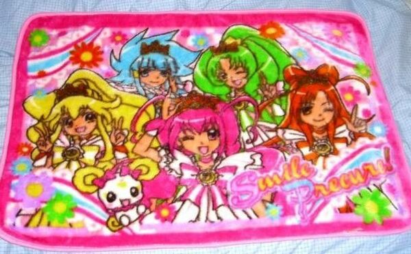 スマイルプリキュア　ひざ掛け毛布　ブランケット