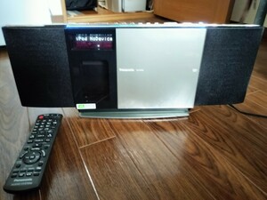 Panasonic　コンパクトステレオシステム　SC-HC40　通電確認済　2010年製　D-dock　iPhone/iPod touch　高音質スピーカー　パナソニック