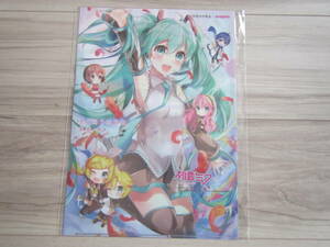 【N-02】　初音ミク　赤い羽根共同募金　A4　クリアファイル　イラスト　コミック　グッズ　文房具　美少女　☆同梱可