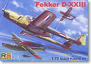 ○RS MODEL アールエスモデル／フォッカー D-XXIII 「南方戦線」(1/72)