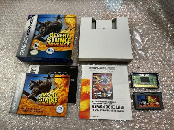 GBA Desert Strike / デザート・ストライク 北米版 完品 美品 動作確認済 海外 輸入 送料無料 同梱可