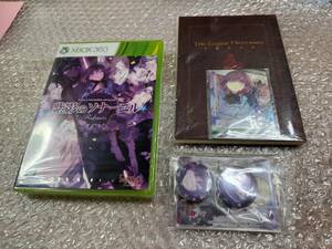 XBOX360 紫影のソナーニル Refrain What a beautiful memories- + 予約特典 + バッジセット 美品 新品未開封 送料無料