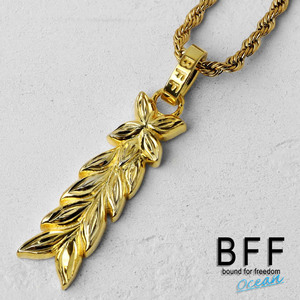 BFF ブランド マイレネックレス シルバー925 小ぶり ネックレス ゴールド 18K GP 手彫り (50cmチェーン)