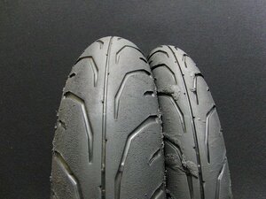 【送料無料★ ※沖縄・離島を除く】中古前後セット!ダンロップ◎TT900GP. 90/80-17. 130/70-17. TT408:24024