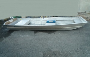 【6-2-13-1Aa】　Landau　アルミ製　ジョンボート　ランドー　釣り　小型　ボートのみ