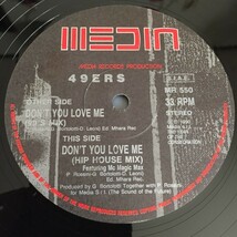 49ERS - DON'T YOU LOVE ME (90'S MIX , HIP HOUSE MIX)_画像1