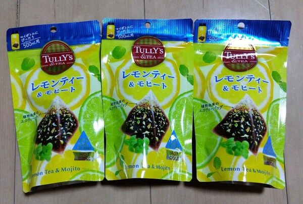 伊藤園　タリーズ　TULLY‘s＆TEA　レモンティー＆モヒート　12袋入り3袋