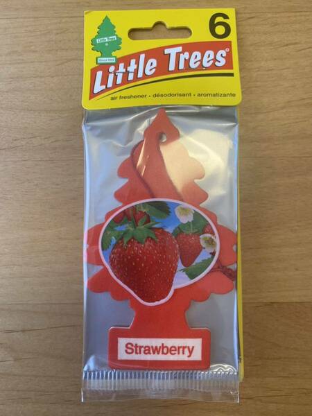 リトルツリー ストロベリー 6枚 Little Trees strawberry