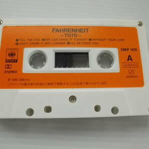 ★ カセットテープ TOTO FAHRENHEIT ファーレンハイト ★の画像4