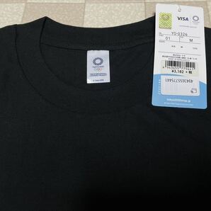 【未使用品】TOKYO 2020 東京オリンピック パラリンピック Mサイズ(大きめ)黒色 半袖 Tシャツ メンズウエア 公式ライセンス商品の画像3