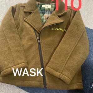 ブルゾン ライダーズ 110 茶色 べべ WASK ジャンパー