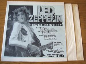 米2discs LP Led Zeppelin For Badge Holders Only Part 2 LZ7 DRAGONFLY /00500  : 2117938 : Record city - 通販 - Yahoo!ショッピング