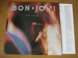 □ Bon Jovi 7800 Fahrenheit UK Board Original Beautiful Board!