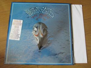 * EAGLES THEIR GREATEST HITS 1971-1975 rice record original shrink & sticker 