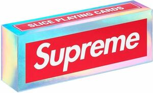 【新品未使用】 23AW 24 新品 SUPREME シュプリーム BICYCLE HOLOGRAPHIC SLICE CARD カード トランプ 小物 即決早い者勝ち