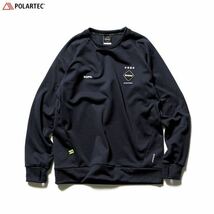 【ほぼ新品】 18AW 19 FCRB f.c real bristol エフシーレアルブリストル SOPHNET ソフネット POLARTEC FLEECE CREW NECK TOP スウェット_画像1