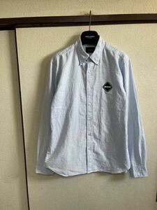 【良品】【レターパックプラス対応】 FCRB f.c real bristol エフシーレアルブリストル SOPHNET ソフ COOLMAX OXFORD B.D SHIRTS シャツ XL