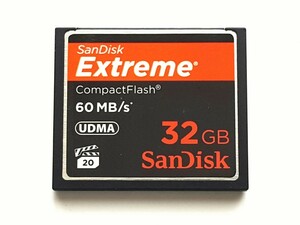 ☆美品☆ CFカード 32GB 400x サンディスク エクストリー厶 SanDisk Extreme コンパクトフラッシュ CompactFlash Card