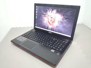 極美品♪高速 SSD512GB新品 ゲーミング msi GE60 i7-4810MQ GTX860M win10Home 16G office2019/15.6インチFULL HD/Bluetooth/ブルーレイ