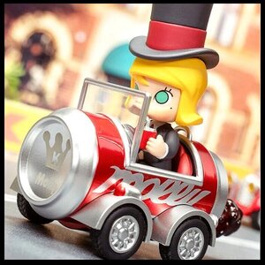 フィギュア　MOLLY BUBBLE ENGINE　POPMART POPCAR Super Track シリーズ　ポップマート　マスコット　レース　