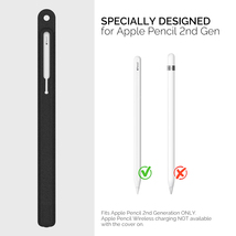 AHAStyle Apple Pencil第2世代用 シリコン保護ケース カバー 超薄型 超耐磨 最軽量 ワイヤレス充電対応 ピンク_画像2