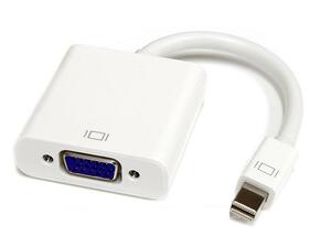 Mini DisplayPort/Thunderbolt to VGA (ミニ D-Sub 15ピン)変換アダプタ 20cm Mini DP-VGA オス－メス 1080P 対応 ブルー