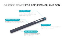 AHAStyle Apple Pencil第2世代用 シリコン保護ケース カバー 超薄型 超耐磨 最軽量 ワイヤレス充電対応 ネイビー_画像4