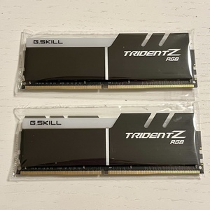 デスクトップ用 メモリ G.Skill TRIDENT Z RGB DDR4-3200 PC4-25600 16GBx2枚 合計32GB F4-3200C16D-32GTZRX