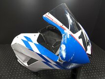 ■ホンダ CBR600RR 社外 クレバーウルフ FRP アッパーカウル PC40 中期 HRC レースベース車 ST600 実働車外し [R060204]_画像2