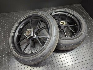 #MV AGUSTA Brutale 1078RR original Marchesini forged aluminium rom and rear (before and after) wheel set 2009 year search 750S 910S 910R F4 312 [R060216]