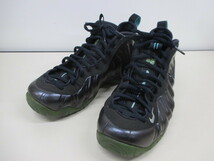 2043F◎NIKE ナイキ AIR FOAMPOSITE PRO エア フォームポジット プロ ダークオブジディアン 27.5㎝ スニーカー シューズ◎中古_画像1