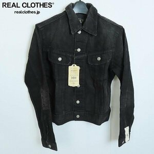 ☆【未使用】RRL/ダブアールエル ラルフローレン USA製 ブラック デニム ジャケット/S /060