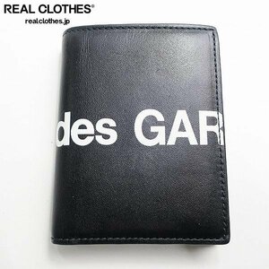 COMME des GARCONS/コムデギャルソン 二つ折り HUGE LOGO-R/ヒュージロゴカードケース 8Z-T091-051 /000