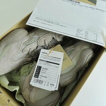 【未使用】adidas/アディダス Yeezy 500/イージー500 Ash Grey GX3607/27 /080_画像9